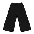 thumbnail image 4 of Hurxie Women’s Hiking Cargo Pants – Lightweight Wide Leg Outdoor Pants with Pockets, High Waisted Drawstring Streetwear Black,2XL, 4 of 7