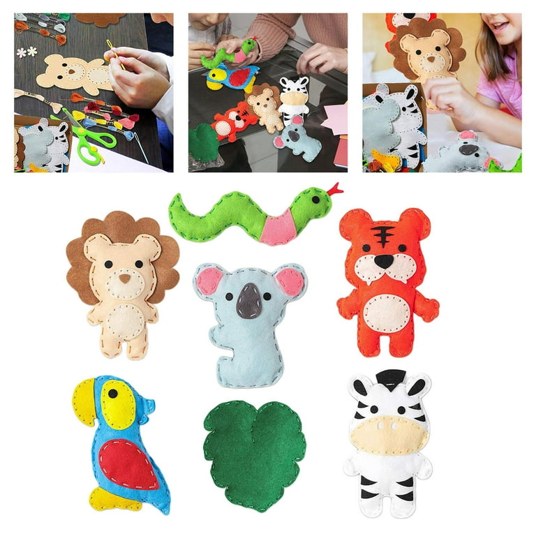 Sew Mini Animal Plushies Craft Kit for Kids – Sew and Stuff 12  Animal Themed Mini Plushies for Girls, Sewing Craft for Beginners, Learn to  Sew Arts and Crafts Set, Pre-Cut