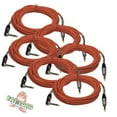 thumbnail image 3 of Fat Toad Guitar Cables Right Angle 20FT ¼ Jack 6 Cords Instrument Speaker Wires, 3 of 15