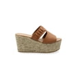 thumbnail image 2 of Sandalia De Plataforma Color Camel Con Suela De Yute Mundo Terra 028617, 2 of 3