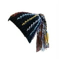 thumbnail image 2 of Cheers.US Winter Hat Ethnic Style Non-allergenic Knitting Wool Hand-Braided Women Wig Hat for Party Costume Accessory, 2 of 6