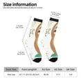 thumbnail image 2 of Haiem Cute Sloth In Yoga Pose Tree Pattern Crew Socks – Soft & Durable Moisture-wicking Socks, Stay-Up Fit for Business, Work, and Casual Wear Size 5-11, 2 of 6