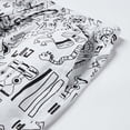 thumbnail image 6 of Men's Lightweight Beach Shorts, Elastic Waist with Aztec-Inspired Geometric Print, Breathable Shorts for Vacation and Outdoor Activities White 3XL, 6 of 9
