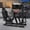 Cockpit + Black Seat + Triple TV Stand, variant on Marada Racing Simulator Cockpit for Logitech G920 G29, Thrustmaster T80 T150, Black