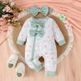 thumbnail image 2 of WEAIXIMIUNGChristmas Baby Unisex Baby Quilted Children Bodysuit Kids Outfit Baby Playsuit 12-18 Months, 2 of 8