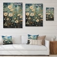thumbnail image 4 of Designart "Blue Calm Gardens II" Abstract Print on Natural Pine Wood, 4 of 5