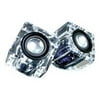 i.Sound Ice Crystal Clear Compact - Speakers - for portable use - clear - for Apple iPod (5G); iPod classic; iPod shuffle (1G, 2G, 3G)