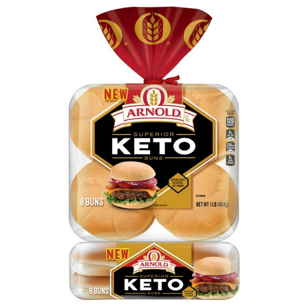 Arnold Keto Hamburger Buns, 8 count, 12 oz