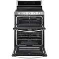 thumbnail image 3 of Whirlpool 30” 6.0 cu ft Gas Double Oven Range in Stainless Steel, 3 of 6
