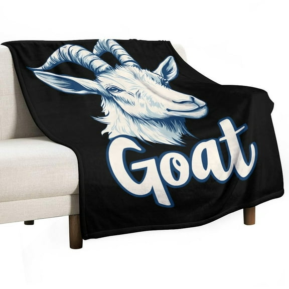 Goat Super Soft Blanket Christmas Throw Blanket Flannel Microfiber Blankets for Couch Bed Sofa Fluffy and Warm 30"x40"
