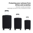 thumbnail image 4 of Cubierta De Equipaje, Oxford Fabric Wear Wear Travel Sutass Cubiertas De Equipaje Lavable Para Equipaje Con Ruedas Negro, 4 of 7