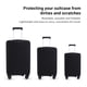 thumbnail image 4 of Cubierta De Equipaje, Oxford Fabric Wear Wear Travel Sutass Cubiertas De Equipaje Lavable Para Equipaje Con Ruedas Negro, 4 of 7