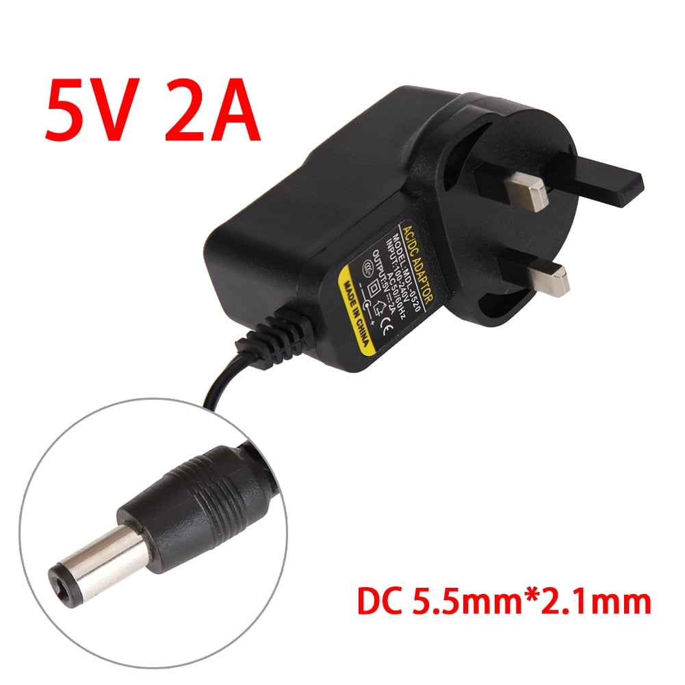 Details about   AC to DC 5.5mm*2.1mm 5.5mm*2.5mm 5V 2A Switching Power Supply Adapter A#S 