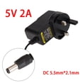 thumbnail image 3 of Adaptador 5V 2A Adaptador de fuente de alimentación conmutada CA a CC 5,5 mm * 2,1 mm 5,5 mm * 2,5 mm 5V 2A, 3 of 6