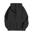 thumbnail image 4 of kamemir Womens Hoodie Essentials Women's Fleece Full-Zip Hoodie (Available in Plus Size)(A-Black,2XL), 4 of 6
