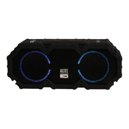 Altec Lansing - LifeJacket Jolt Portable Bluetooth Speaker with Lights - Black