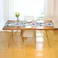 thumbnail image 3 of Yayeee Table Runner 70 inches Long Home Kitchen Dinning Party Decoration, Dark Blue Hand Drawn Sailboats, 3 of 7
