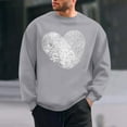 thumbnail image 1 of Ceisia Men Casual Fashion Print Round Neck Pullover Long Sleeve Sweatshirt Gift, 1 of 6