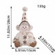 thumbnail image 5 of Muñeco de Nieve Navideño de Patas Cortas, Muñeco de Punto Marrón Cálido, Decoración de Rudolf, Muñeco de Duende Enano, Decoración Navideña, 5 of 7