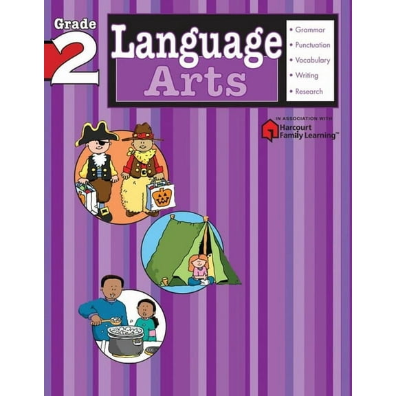 Flash Kids Harcourt Family Learning Language Arts, Grade 2, (Paperback)