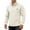 White, variant on IWRICH Men's Quarter Zip Pullover Long Sleeve Sweatshirt Warm Winter Sweater Casual Golf Shirts Grey XXXXL