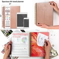thumbnail image 2 of Planificador de presupuesto Gogirl organizador mensual de facturas Tapa dura A4 color oro rosa, 2 of 3