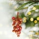 thumbnail image 4 of mfyjkho Colgantes artificiales de ramas de bayas navideñas con ganchos para decorar el árbol de Navidad, 20 cm, 4 of 4
