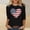 A365 Black, variant on Xdegoge Vintage 4th of July Red White and Blue Heart Flag Graphic T Shirt for Women Three Quarter Sleeve Crewneck Retro Casual Loose Summer Holiday Patriotic Tees