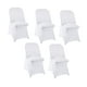 thumbnail image 2 of 5 fundas de licra para sillas plegables, fundas plegables, fundas elásticas para sillas blanco, 2 of 9