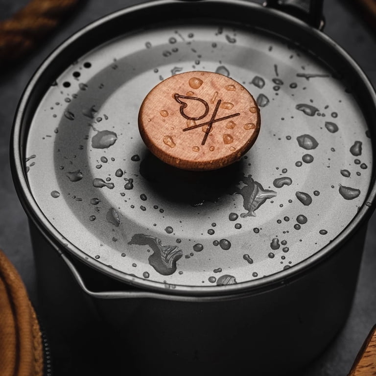 Uberleben Kessel Pot w/ Waxed Canvas, Titanium - Walmart.com
