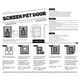 thumbnail image 3 of Puerta mosquitera para mascotas Puerta con solapa para perros y gatos para puertas mosquiteras con Tomshoo  Puerta de malla, 3 of 7