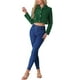 thumbnail image 2 of Blazer de Tweed INSPIRE CHIC para traje corto de mujer, chaqueta corta de manga larga, 2 of 6