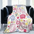 thumbnail image 6 of Hello Kitty Blanket, Super Soft Throw Blanket, Cozy Flannel Blankets For Boys Girls, Warm Blankets For Couch Sofa Bed, 50"X40", 6 of 9