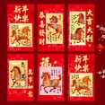 thumbnail image 5 of Year Of The Horse Red Envelopes With Gold Foil Embellishment For Chinese New Year And Weddings, 5 of 8