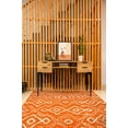 thumbnail image 5 of Furnish My Place Geometric Print Runner Rug - 2 ft. x 8 ft., Rust, Rug with Patterned Design, 5 of 10