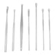 thumbnail image 1 of Fugacal 7 Piezas Juego de Herramientas de Limpieza de Cera de Orejas Kit de Eliminación de Cera de Orejas Kit de Herramientas de Limpieza de Orejas Limpiador(Plata) Fugacal No se aplica, 1 of 6