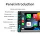 thumbnail image 2 of Double Din Car Stereo with CarPlay & Android Auto, 7 Inch Touchscreen FM/AM Radio, Bluetooth, Mirror-Link, Backup Camera, 2 of 5