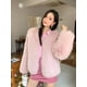 thumbnail image 5 of Abrigo de piel auténtica para mujer, chaqueta de invierno cálida y esponjosa de alta gama, 100 % piel de oveja de zorro natural, 5 of 5