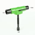 thumbnail image 4 of Lve para patineta Herramienta multifuncional desmontable Herramienta tipo /8 "1/2" 9/16 "Lve de soplete en Verde Macarena Llave para patineta, 4 of 8