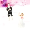 thumbnail image 3 of Romantic Wedding Cake Topper Decoration Bride and Groom Figure, 3 of 8