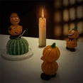 thumbnail image 2 of Halloween New Pumpkin Family Garden Decor, Resin Figurine Set of Adorable Pumpkin People Statues for Tabletop Shelf Entryway Patio Fall Home Accent, 2 of 5