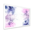 thumbnail image 2 of Designart 'Pink and Purple Abstract With Colorful Splashes I' Modern Framed Art Print, 2 of 4