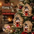 thumbnail image 6 of Christmas 3D Wooden House Diamond Painting Kit, DIY Christmas Village Wooden House Diamond Art Kit with Beaded Craft Design for Holiday Decor and Festive Home Display (Deer), 6 of 10