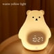 thumbnail image 2 of Lámpara de noche con forma de oso para guardería, reloj despertador para niños, temporizador de repetición, pequeña, regulable Luz natural, 2 of 8