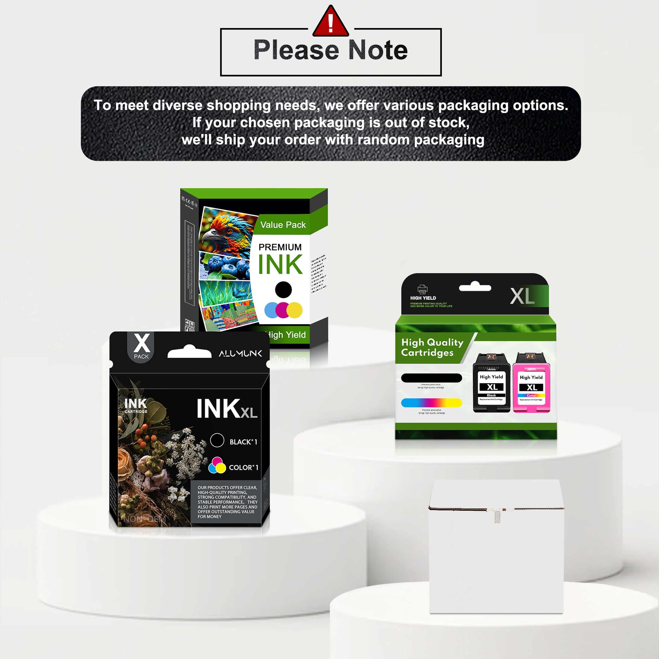 68 Ink Compatible for HP 68 Black Ink Cartridge for Envy 6100e