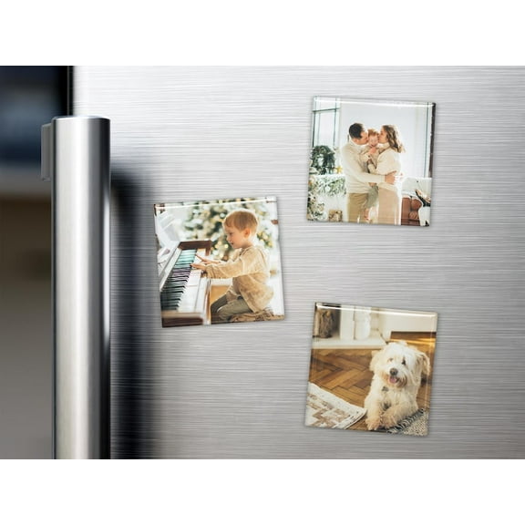 Custom Photo Magnets Personalized Fridge Magnets Cubicle Decor Picture Magnets Locker Decor Magnet Save the Date Wedding Favor Family Photo