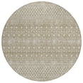 thumbnail image 2 of Addison Rugs Chantille Indoor/Outdoor Transitional Boho Taupe Washable Round Rug, 8' x 8', 2 of 6