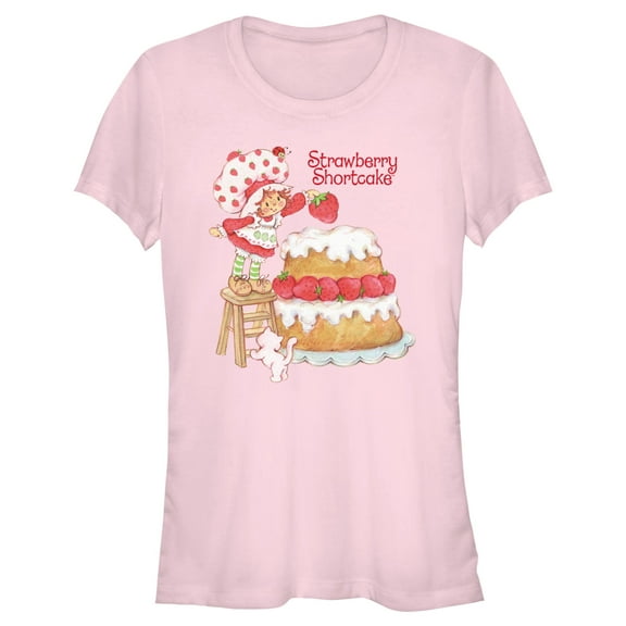 Junior's Strawberry Shortcake Sweet Cake  Graphic T-Shirt