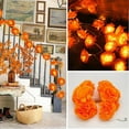 thumbnail image 4 of SUSHANG Halloween Marigold LED String Lights - Day of the Dead Decor with Orange & Yellow Flowers - 59in USB-Powered Fairy Lights for Home, Garden & Día De Muertos Displays, 4 of 6
