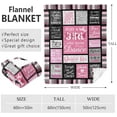 thumbnail image 2 of Graduation Gifts 2024 Blanket 60"x50", Graduation Gift, 2024 College Graduation Gifts for Women, Class of 2024 Graduation Gifts Ideas, High School/Masters Degree Graduation Gifts for Her, 2 of 5